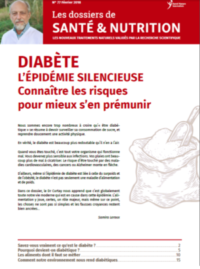 Dossier Diabète des Dossiers de Santé & Nutrition - Dr Jean Paul Curtay